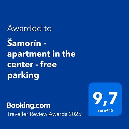Samorin - Apartment In The Center - Private Parking - Klimatizacia 外观 照片
